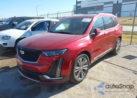 2021 Cadillac Xt6 Fwd Premium Luxury из США, поврежденный, VIN 1GYKPCRSXMZ234328